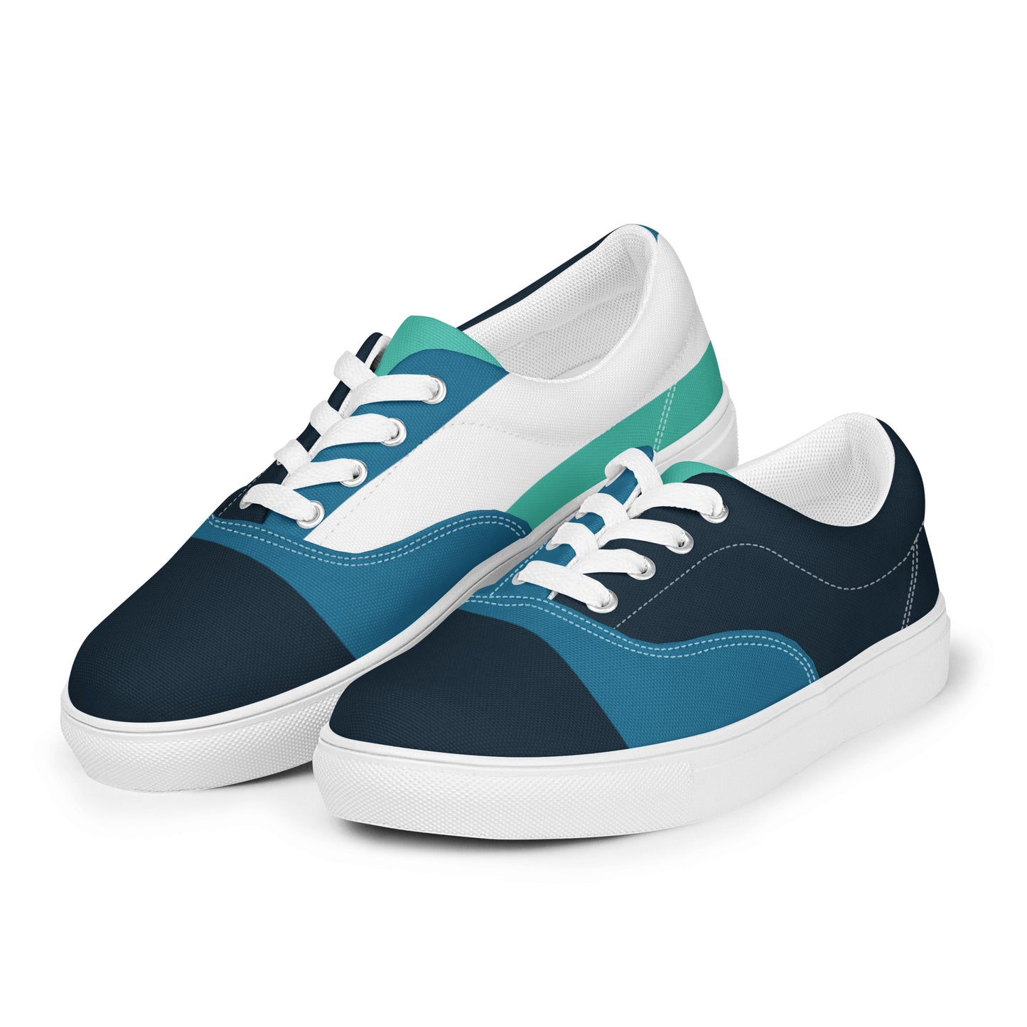 OCEAN DEPTHS Men’s Lace-Up Canvas Shoes