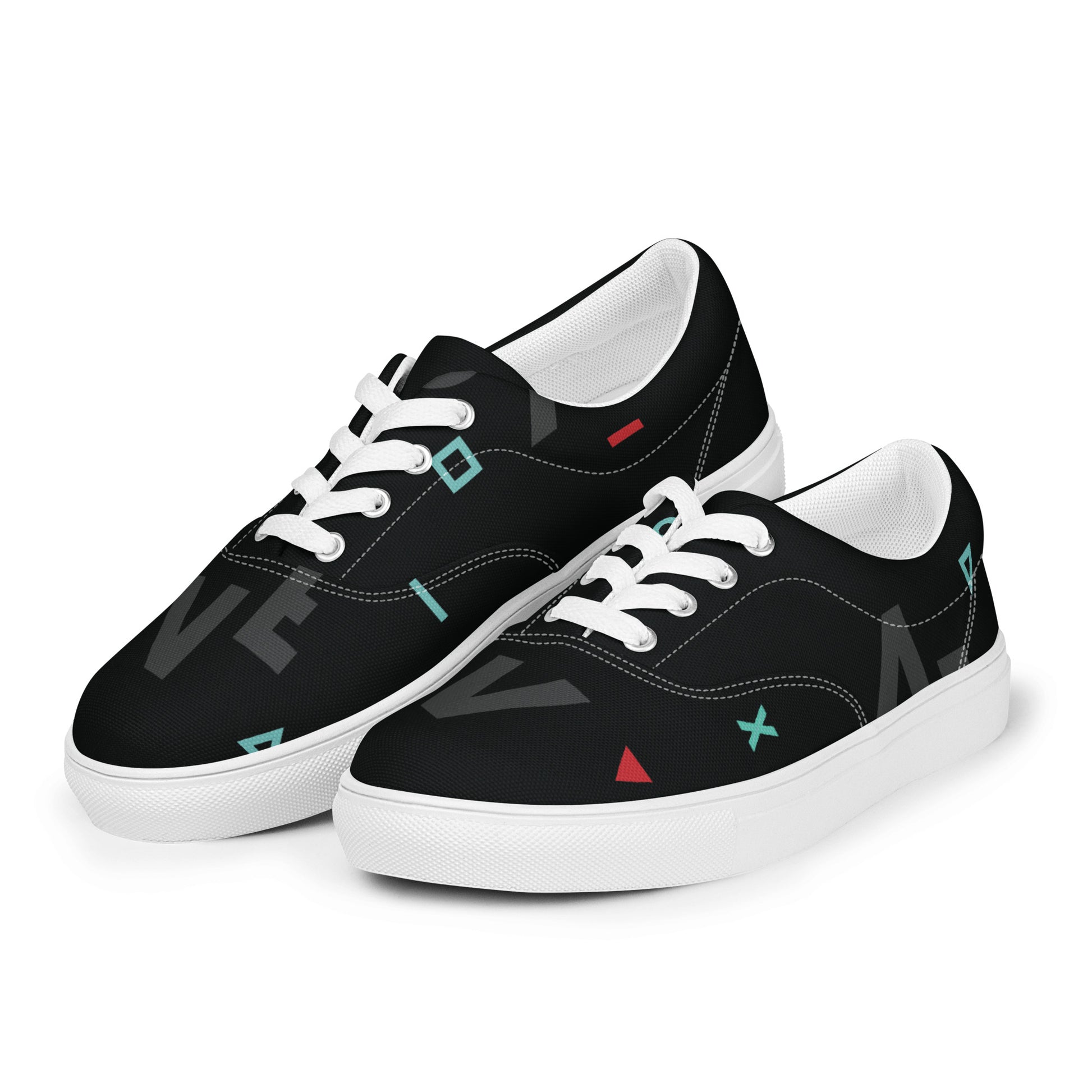 AFRICA IS THE FUTURE Men’s Lace-Up Canvas Shoes - SOULSKY 