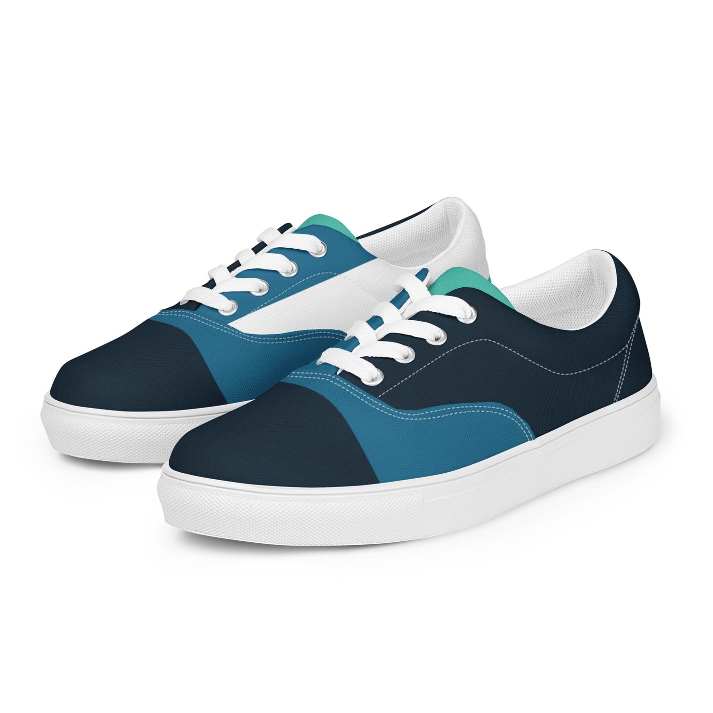 OCEAN DEPTHS Men’s Lace-Up Canvas Shoes