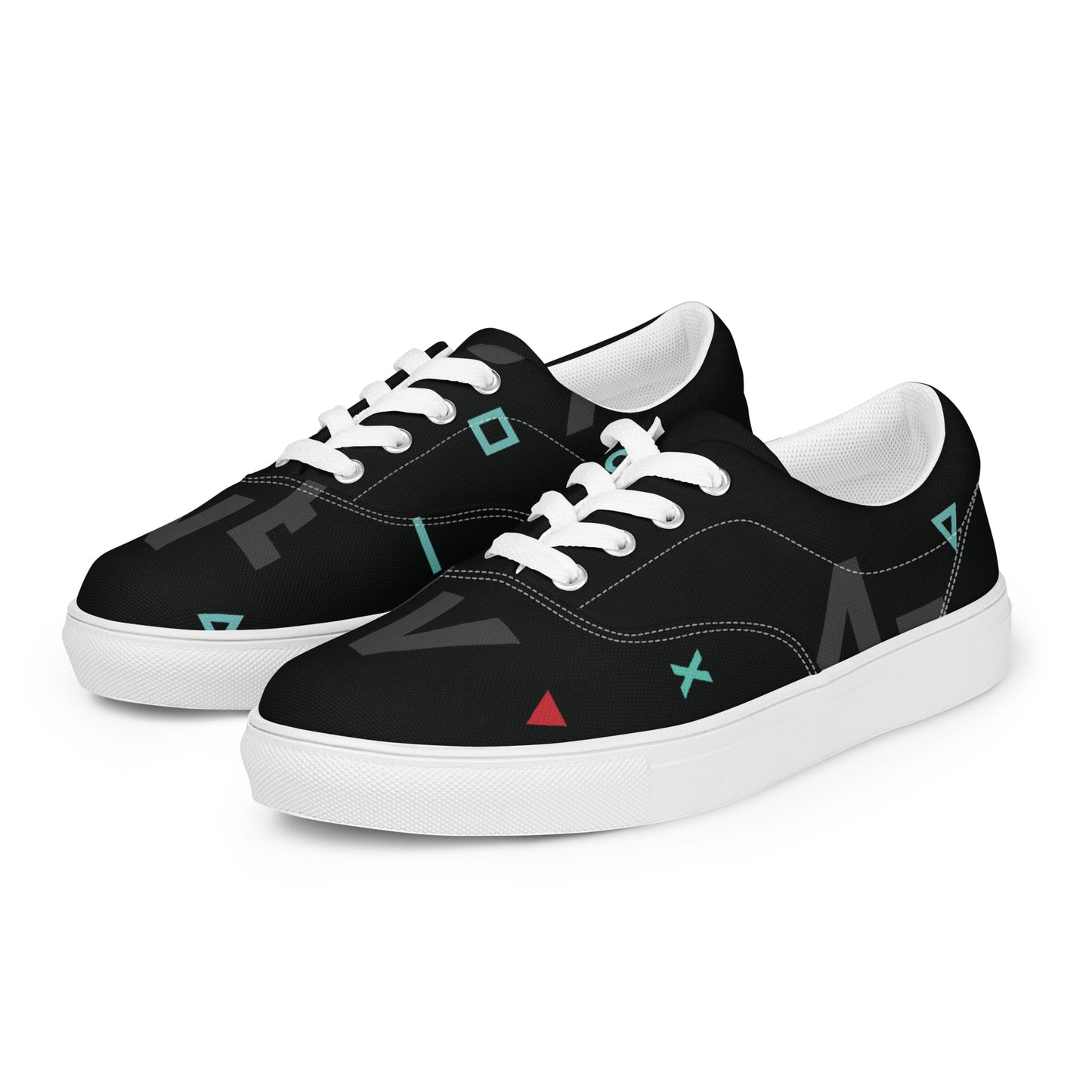 AFRICA IS THE FUTURE Men’s Lace-Up Canvas Shoes - SOULSKY 