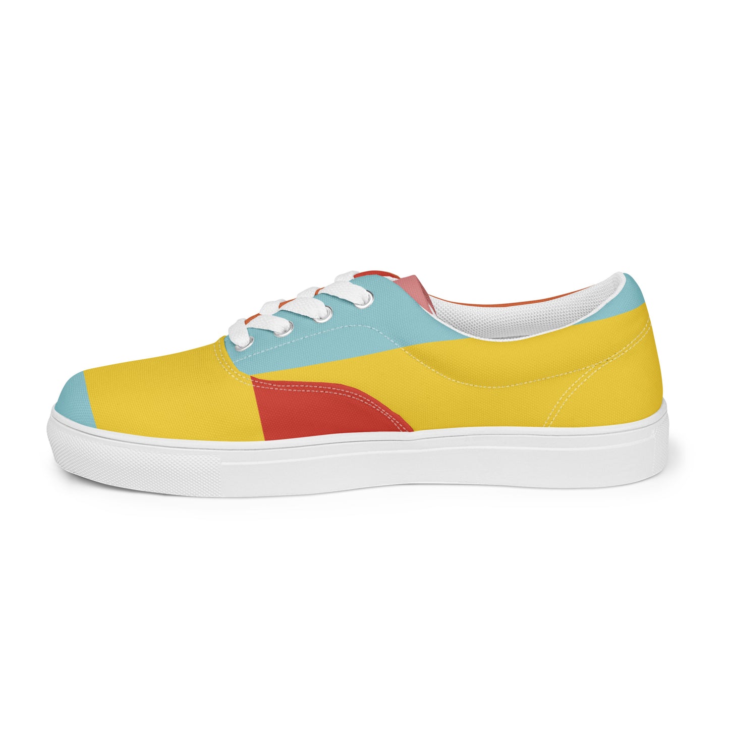 COLORFUL Men’s Lace-Up Canvas Shoes