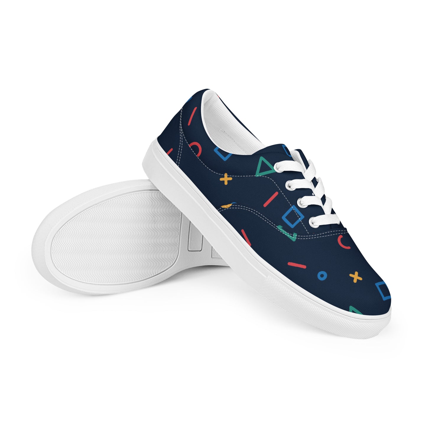 COSMIC Men’s Lace-Up Canvas Shoes