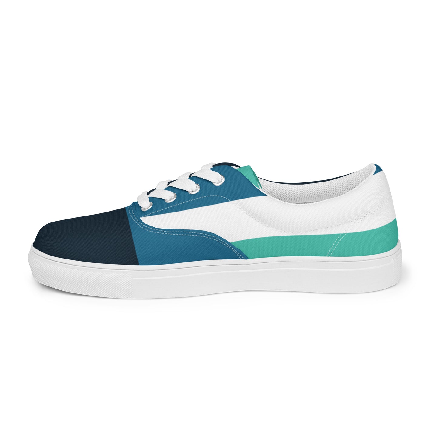 OCEAN DEPTHS Men’s Lace-Up Canvas Shoes