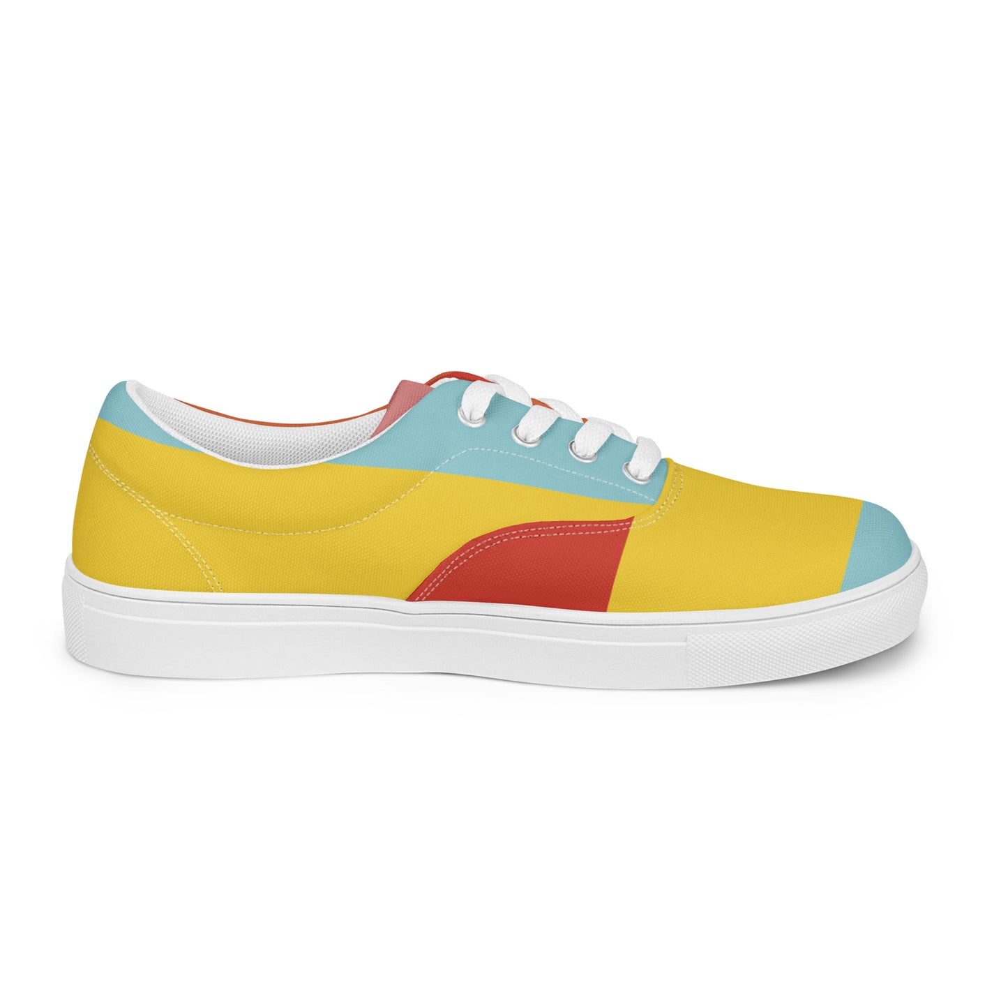 COLORFUL Men’s Lace-Up Canvas Shoes