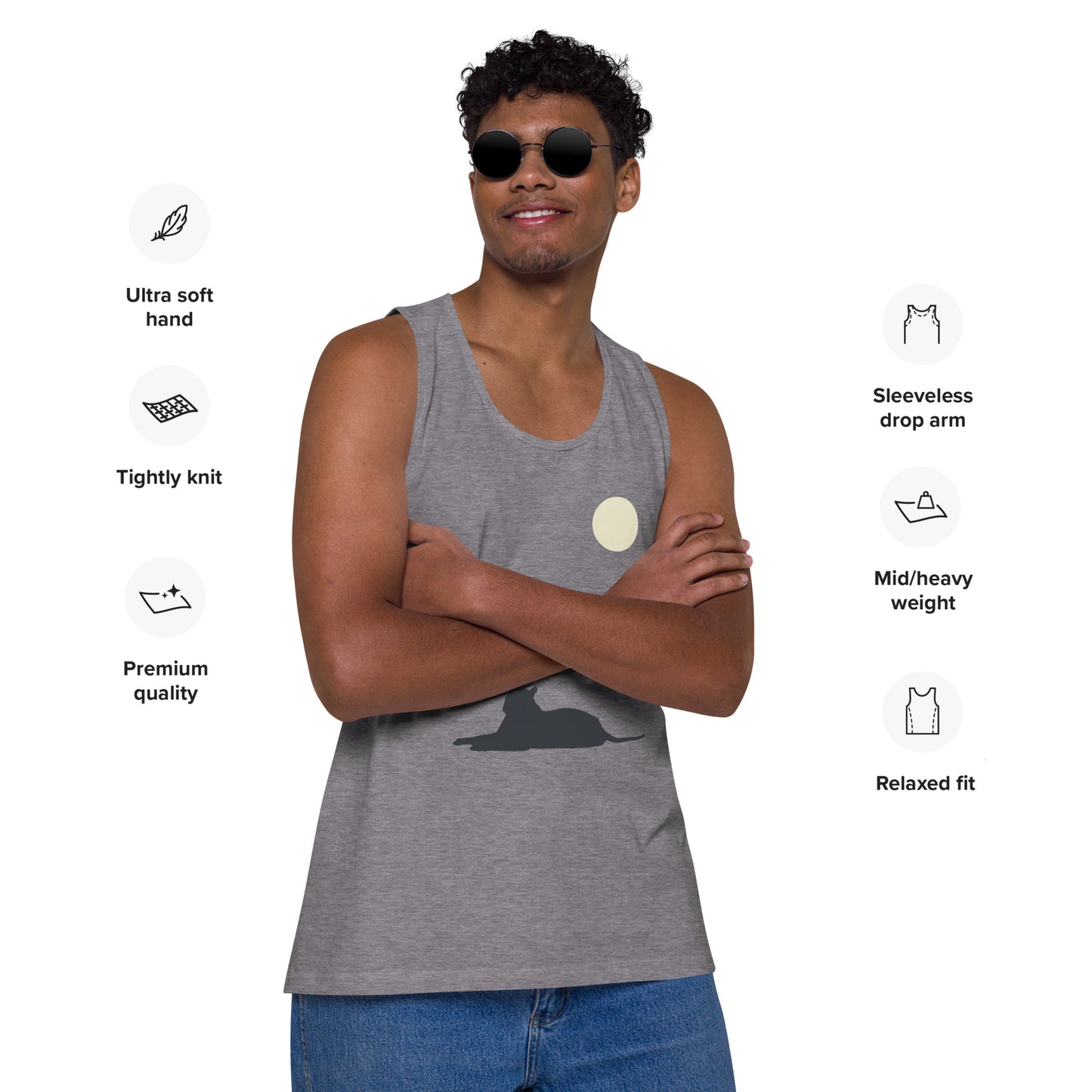 ENJOY THE SILENCE Premium Tank Top - SOULSKY 