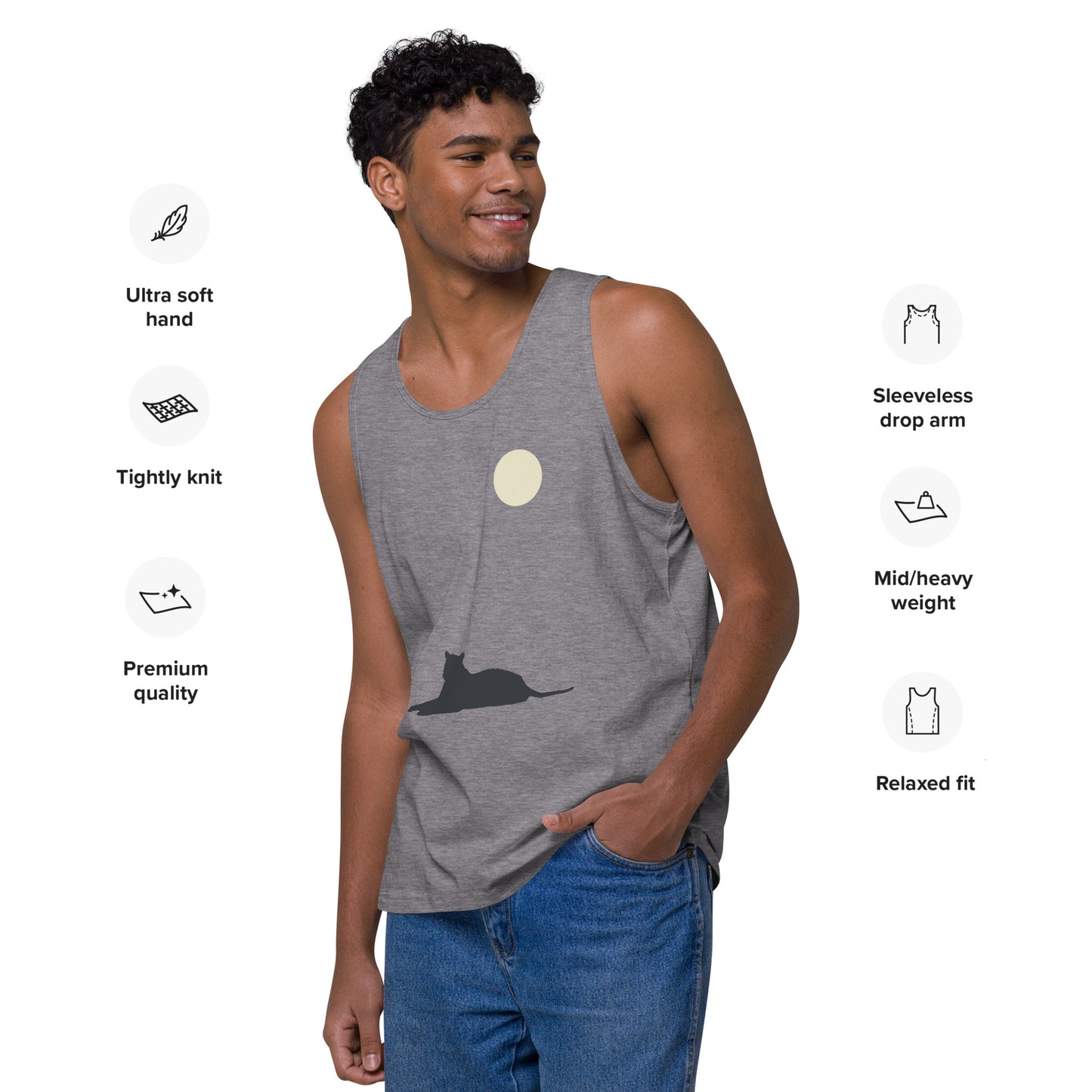 ENJOY THE SILENCE Premium Tank Top - SOULSKY 