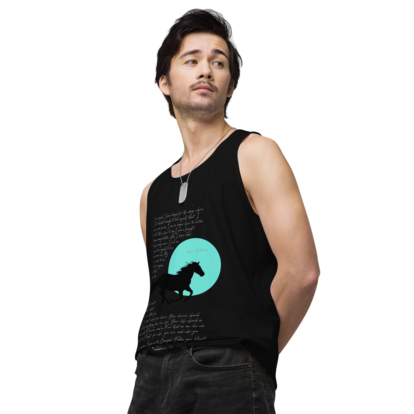 SIGUE A TU CORAZON (Follow Your Heart) Premium Tank Top