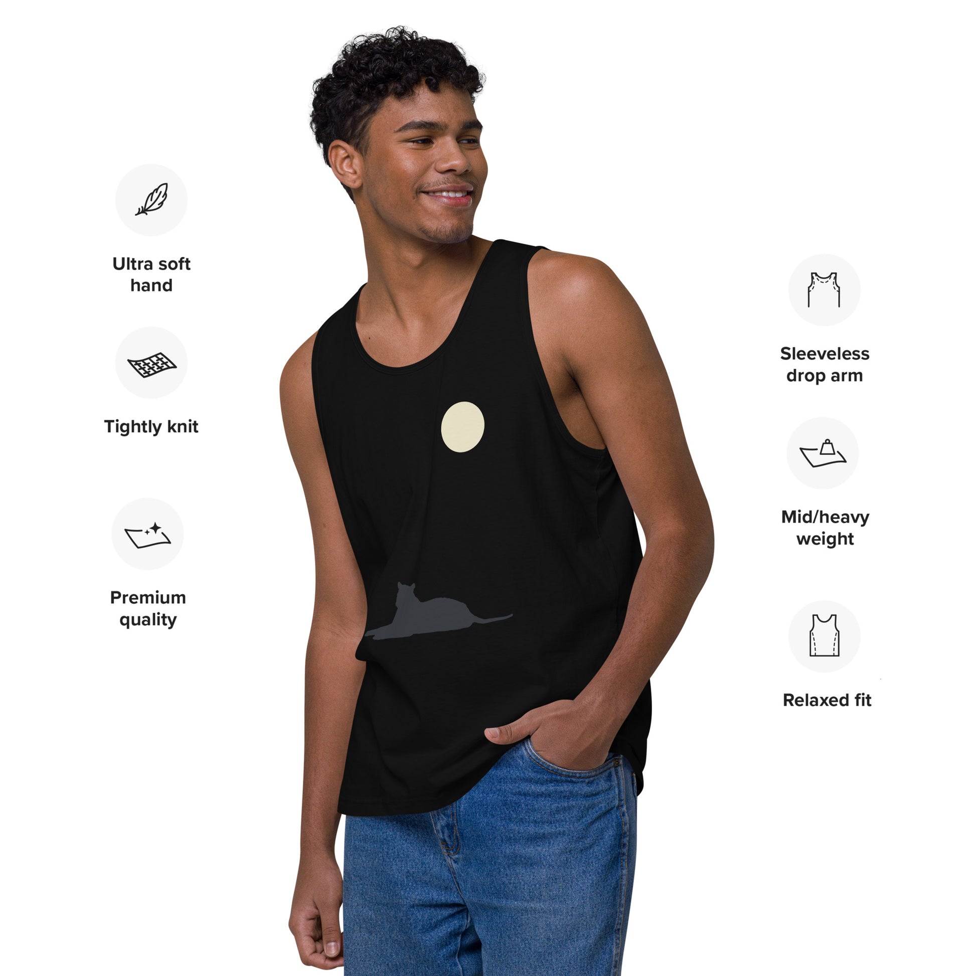ENJOY THE SILENCE Premium Tank Top - SOULSKY 