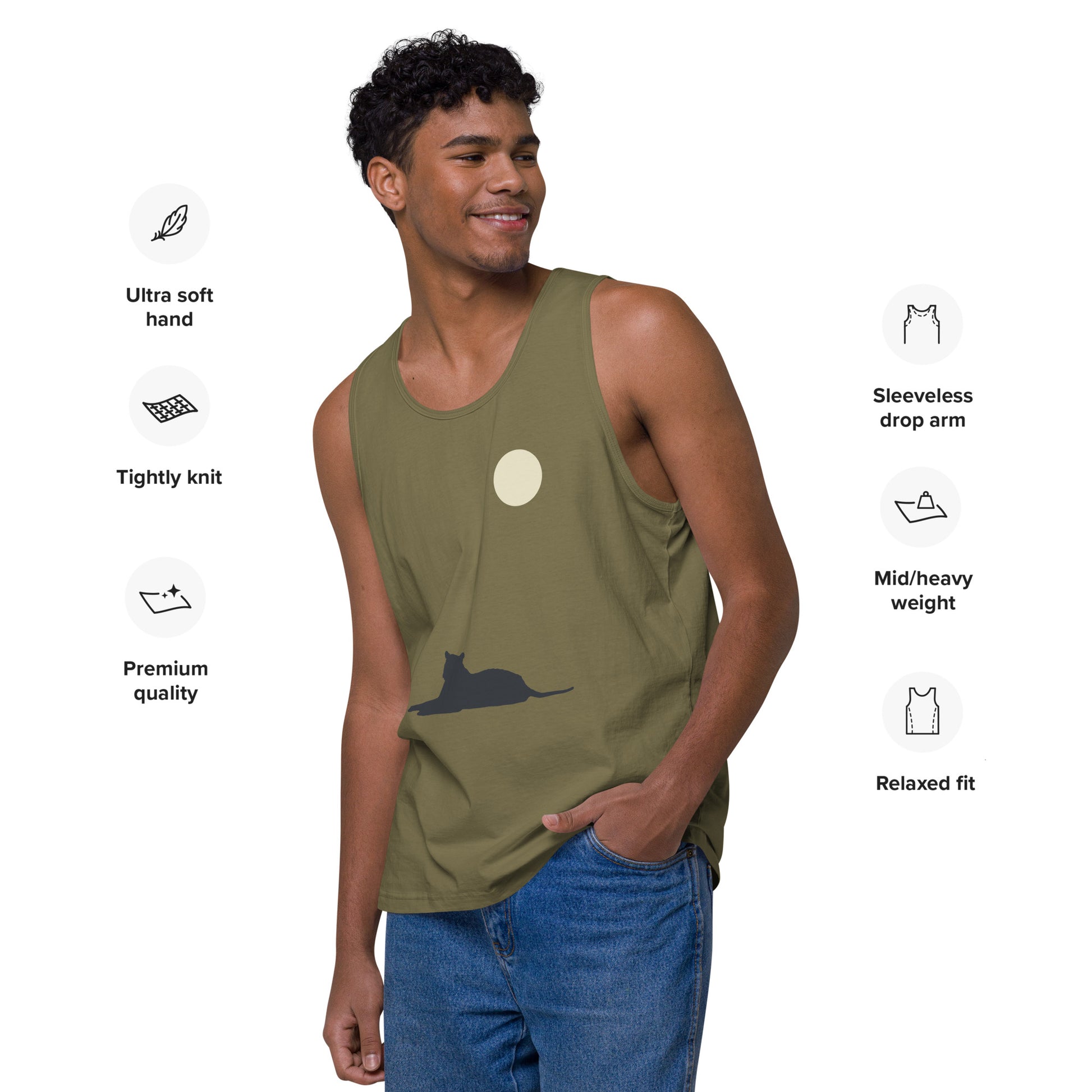 ENJOY THE SILENCE Premium Tank Top - SOULSKY 