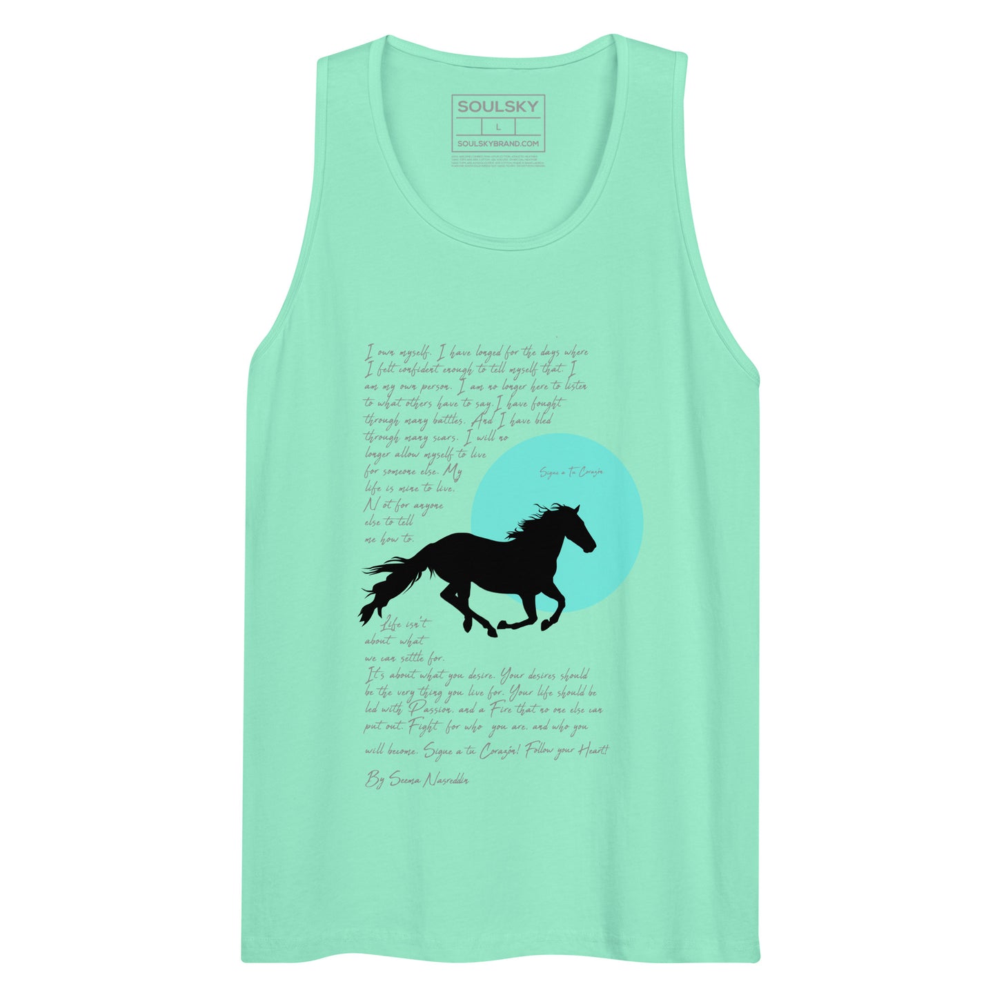 SIGUE A TU CORAZON (Follow Your Heart) Premium Tank Top