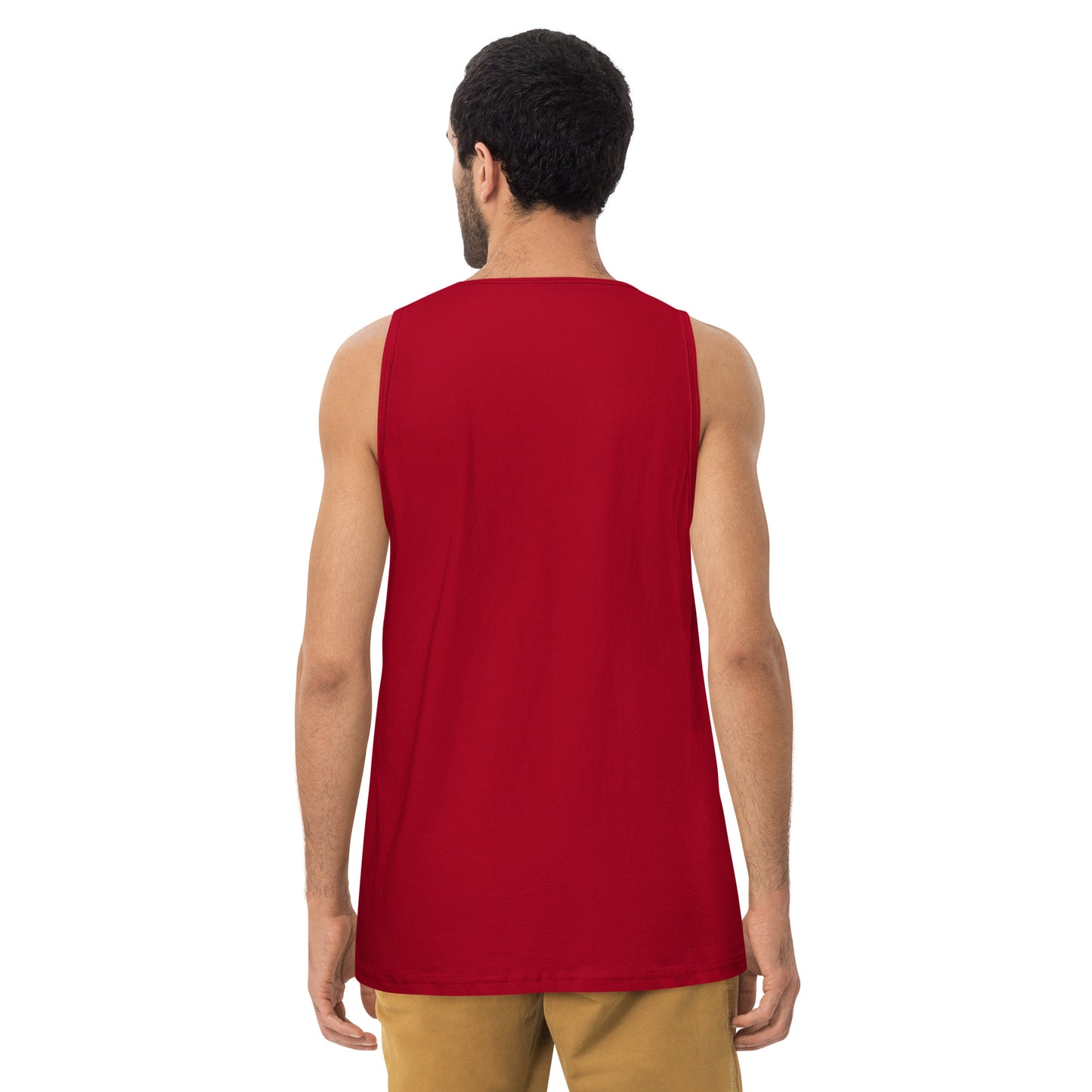 BE PATIENT Premium Tank Top (Red)