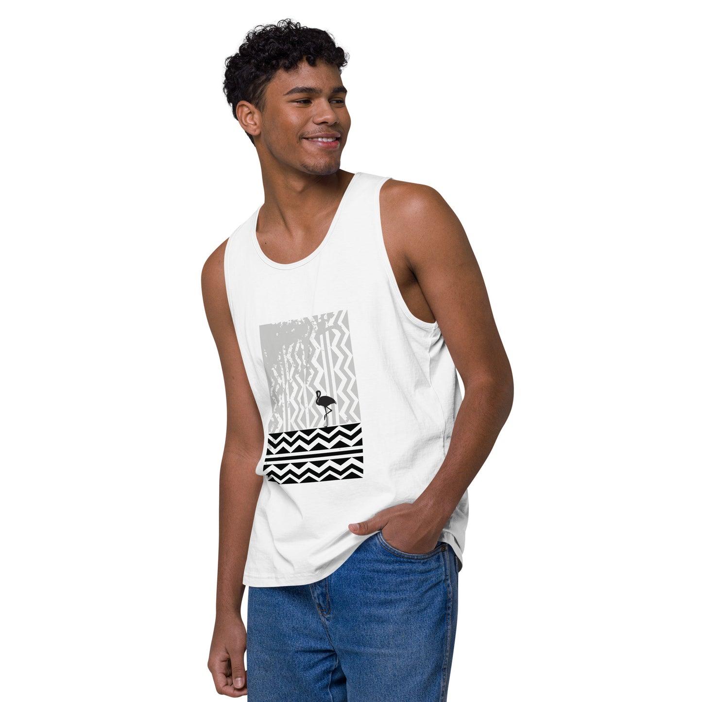 ONE STEP AT A TIME Premium Tank Top
