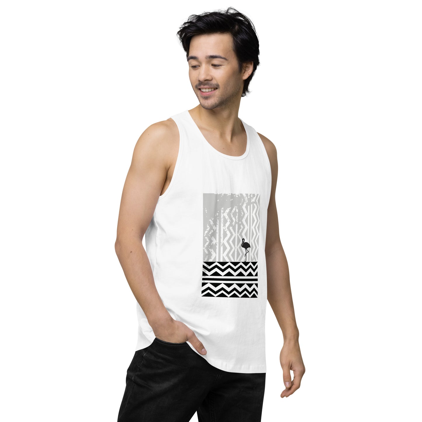 ONE STEP AT A TIME Premium Tank Top