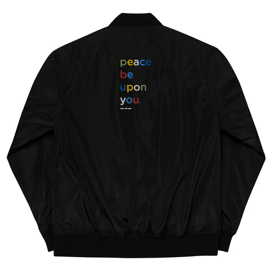 PEACE BE UPON YOU Premium Bomber Jacket