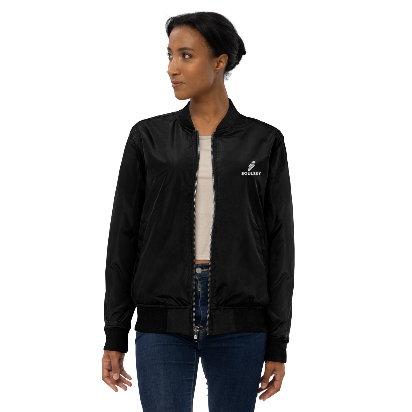 YOU ARE NOT ALONE Premium Bomber Jacket