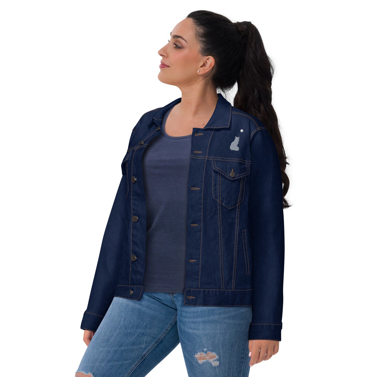 STAR GAZING Unisex Denim Jacket