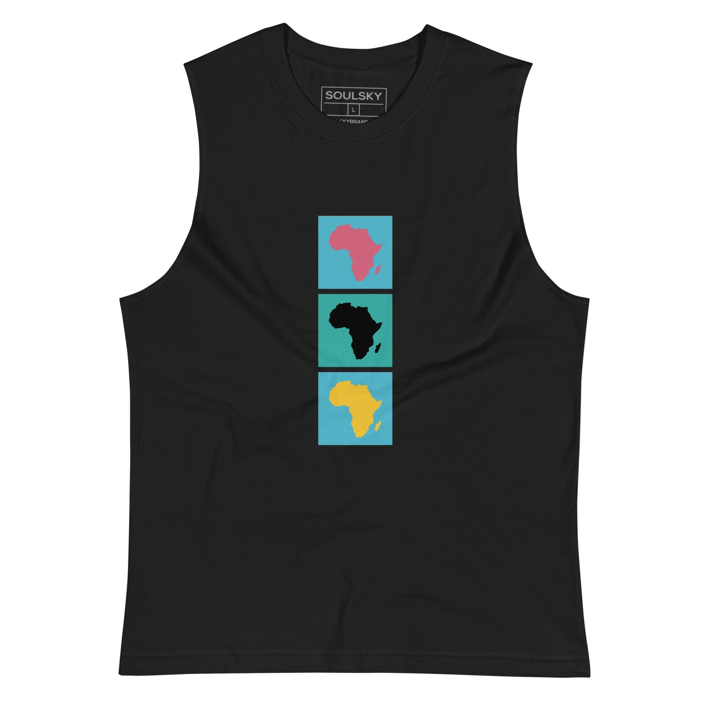 AFRICA WARHOL (Vertical) Muscle Shirt