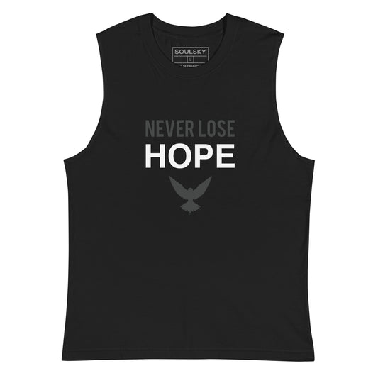 NEVER LOSE HOPE Muscle Shirt (Gray)