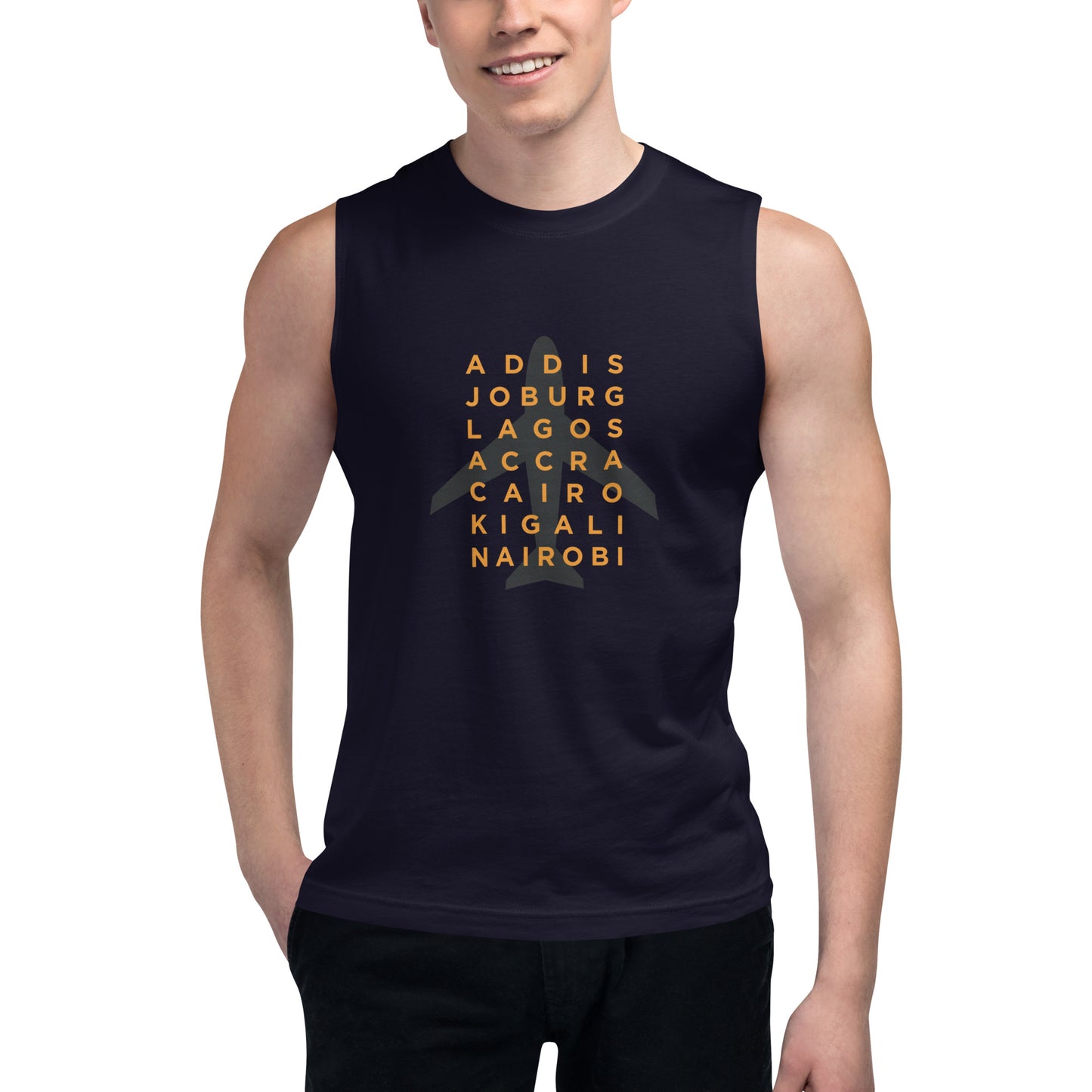 AFRICAN CITIES Muscle Shirt