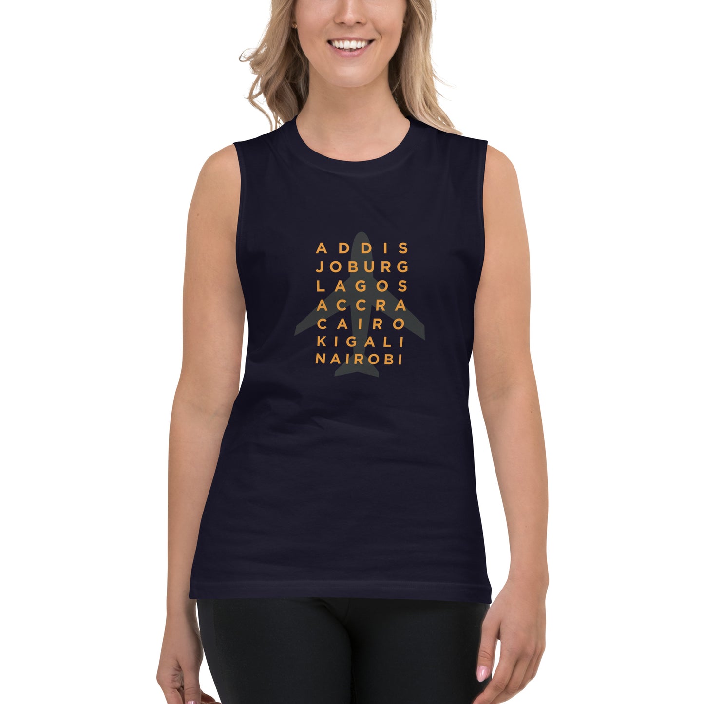 AFRICAN CITIES Muscle Shirt