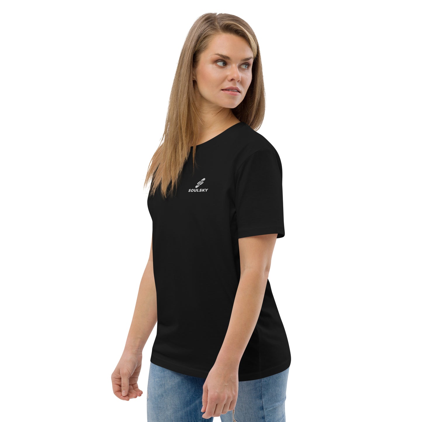 SOULSKY Logo Unisex Crewneck T-shirt - Black