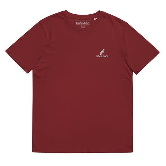 SOULSKY Logo Unisex Crewneck T-shirt - Burgundy