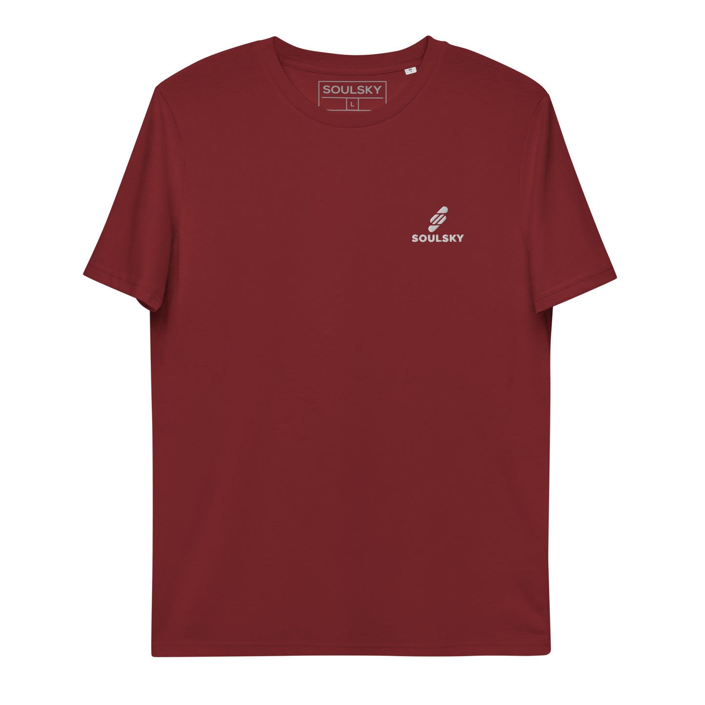 SOULSKY Logo Unisex Crewneck T-shirt - Burgundy