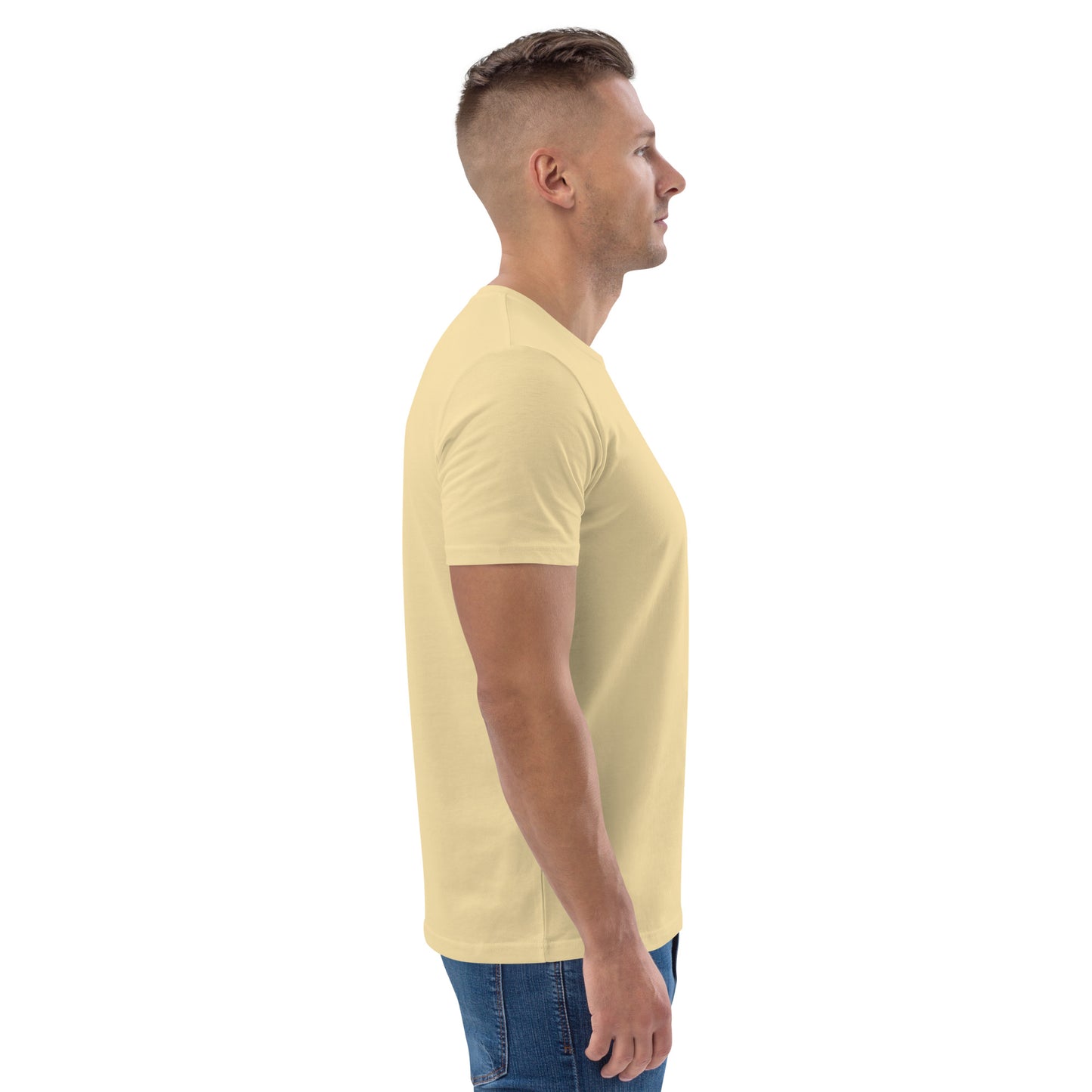 SOULSKY Logo Unisex Crewneck T-shirt - Light Yellow