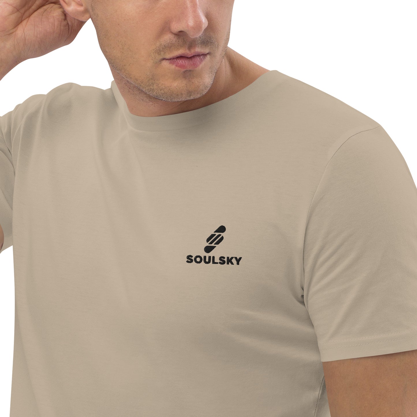 SOULSKY Logo Unisex Crewneck T-shirt - Desert Sand