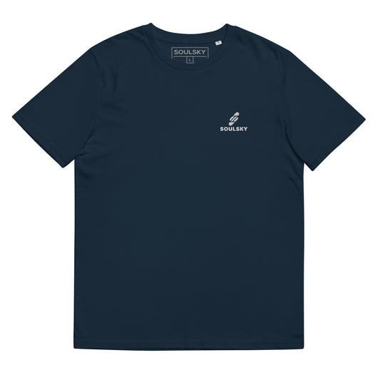 SOULSKY Logo Unisex Crewneck T-shirt - Navy Blue