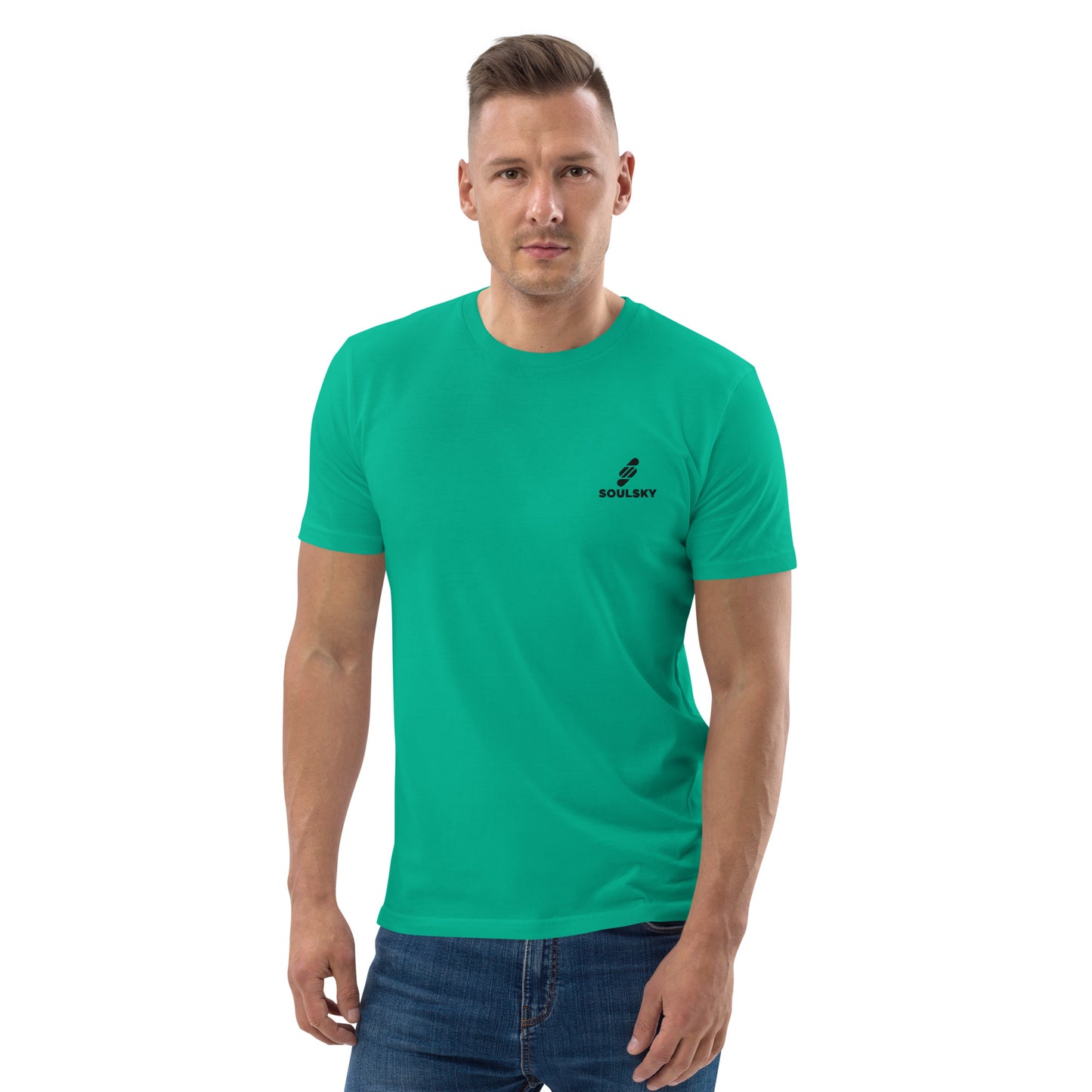 SOULSKY Logo Unisex Crewneck T-shirt - Lucky Green