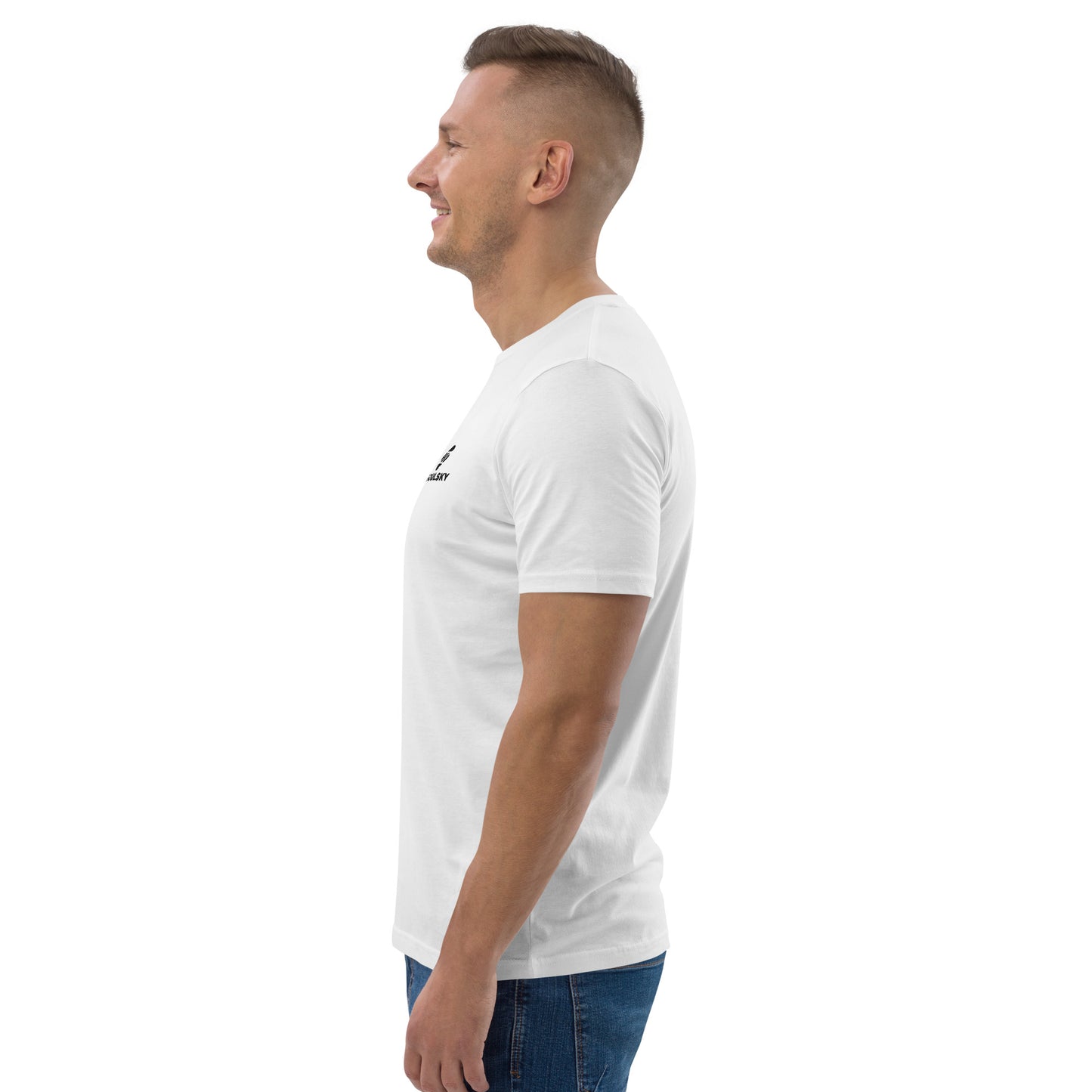 SOULSKY Logo Unisex Crewneck T-shirt -  White