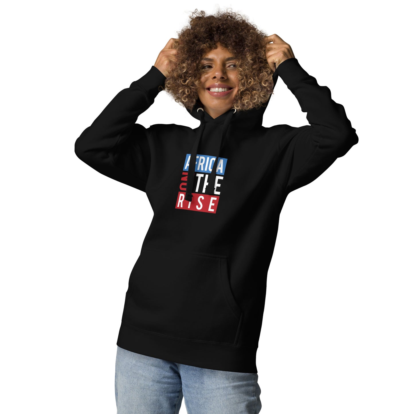 AFRICA ON THE RISE Hoodie (Black)