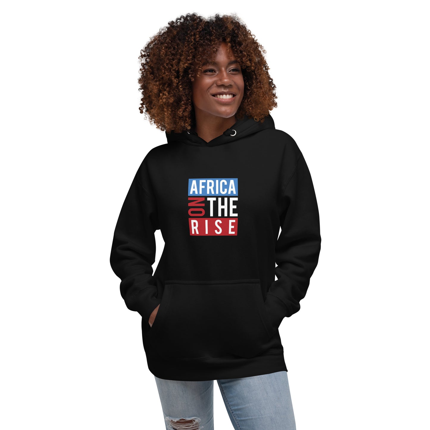 AFRICA ON THE RISE Hoodie (Black)