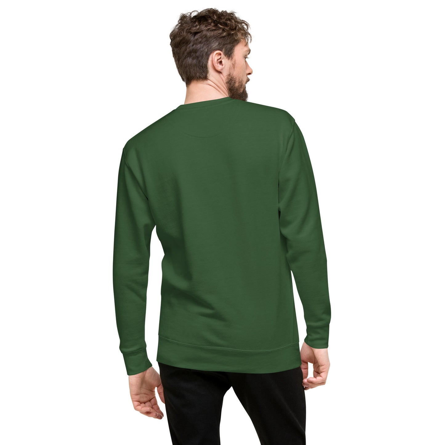 SOULSKY Classic Crew Sweatshirt - Forest Green