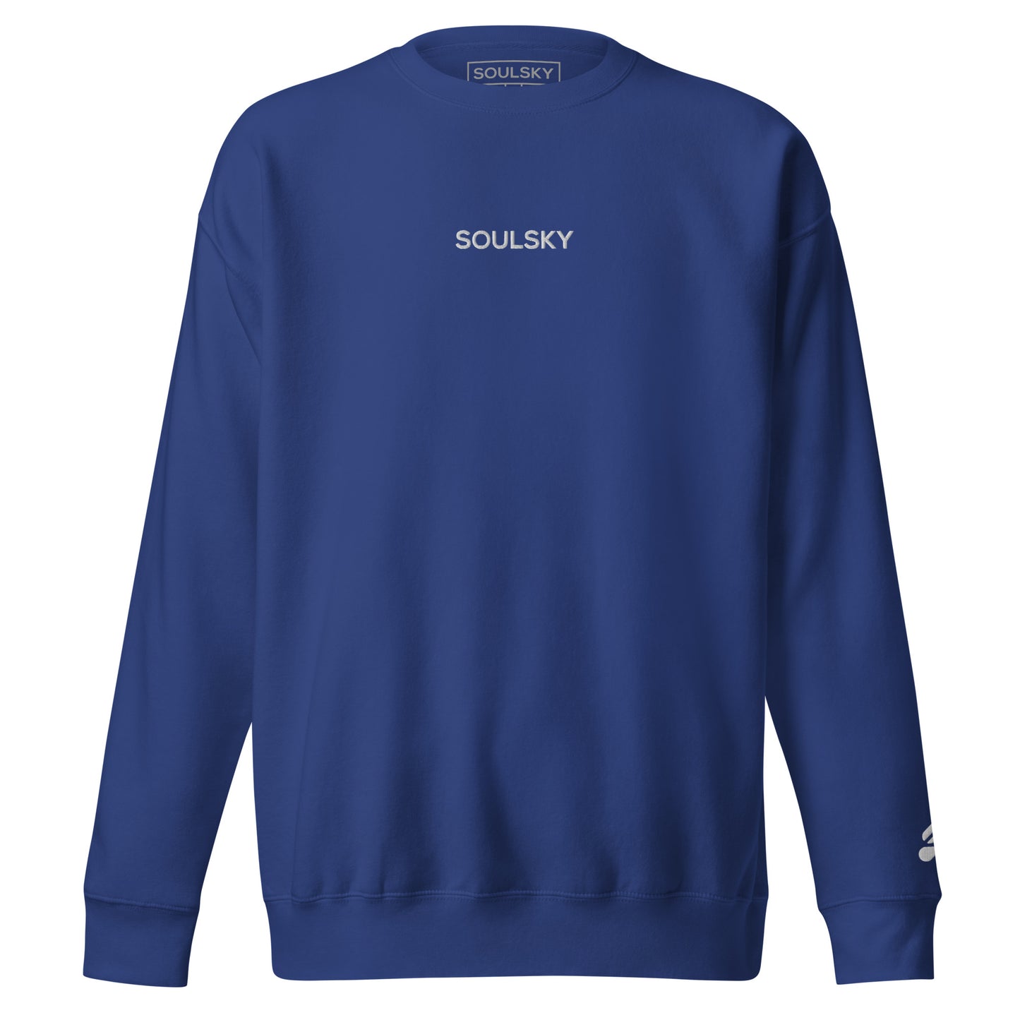 SOULSKY Classic Crew Sweatshirt - Royal Blue