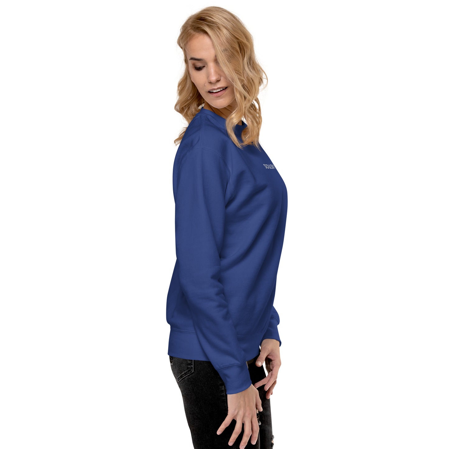 SOULSKY Classic Crew Sweatshirt - Royal Blue