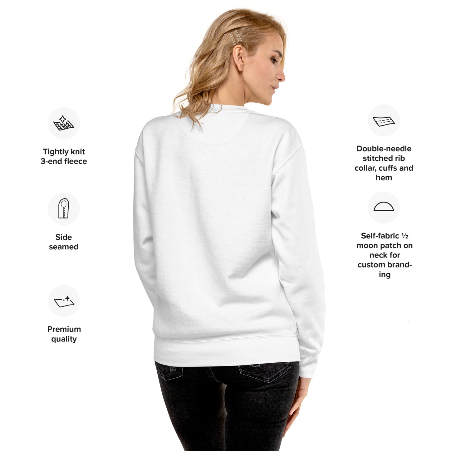 PATTERN MAKER Sweatshirt (White)