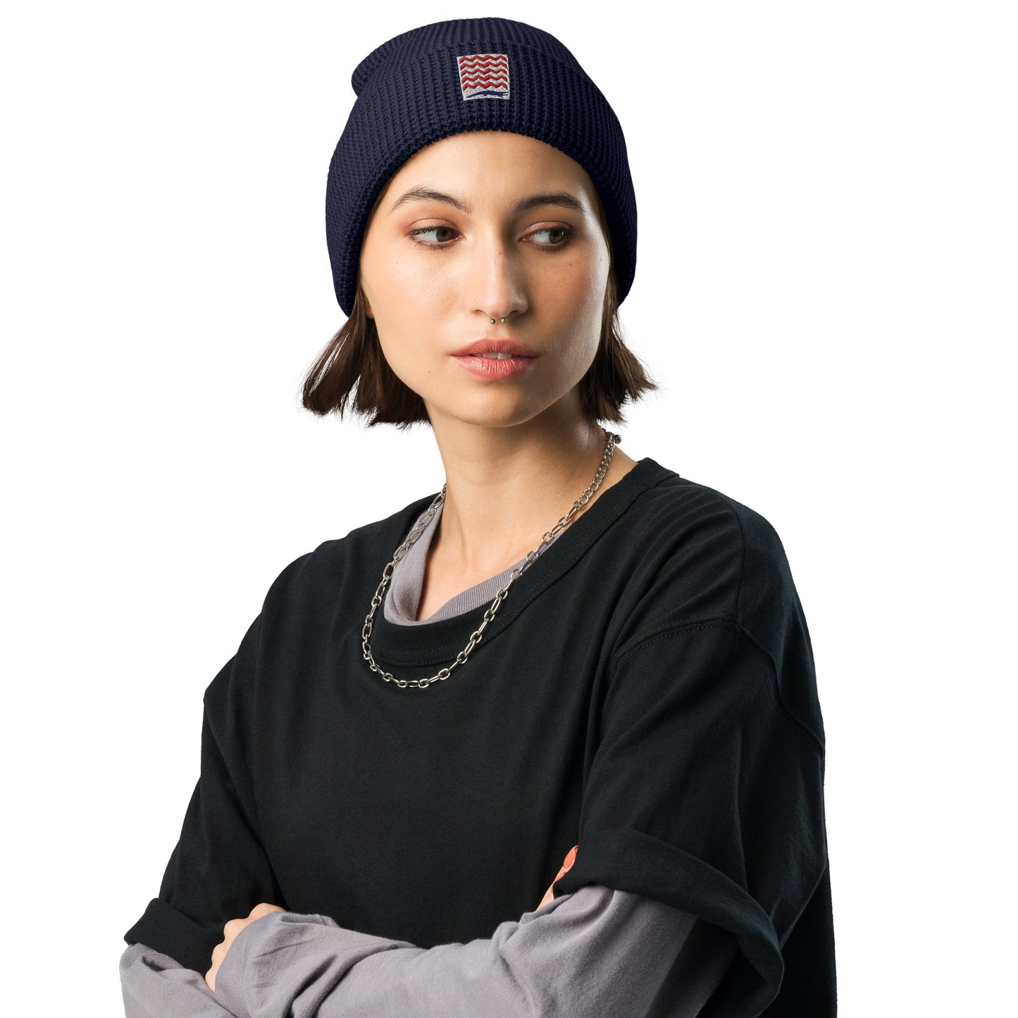 BE PATIENT Waffle Beanie