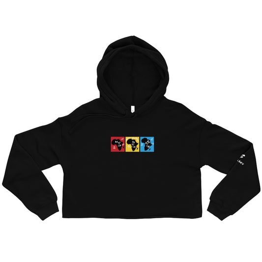 AFRICA PRIMARY Cropped Hoodie