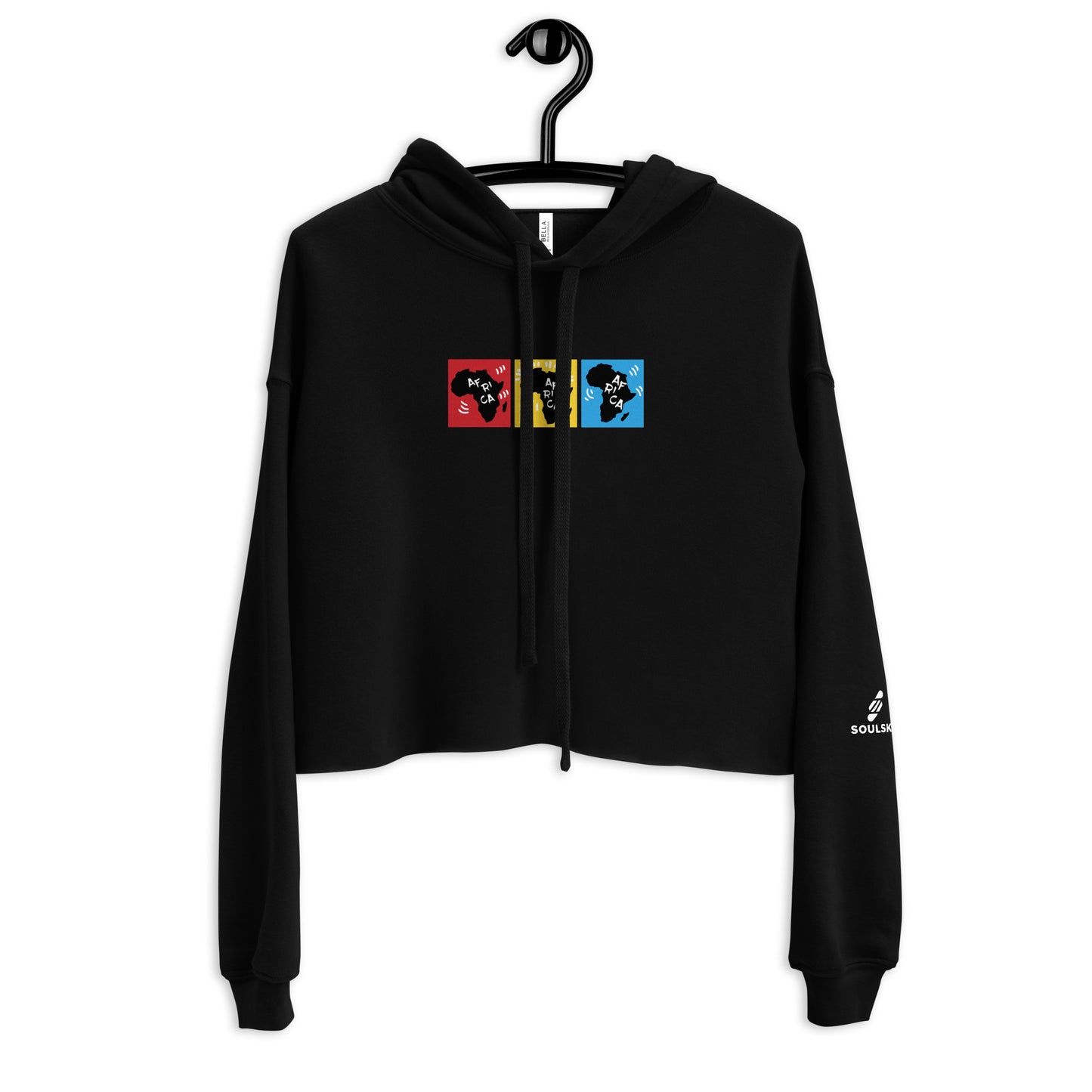 AFRICA PRIMARY Cropped Hoodie