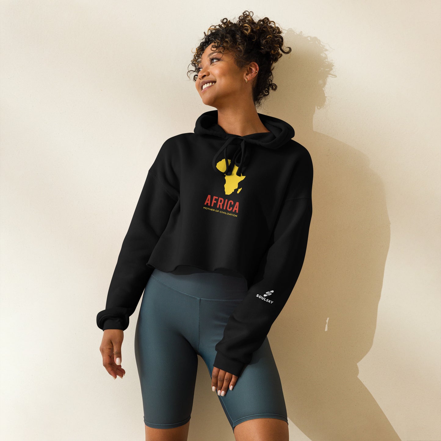 AFRICA - MOTHER OF CIVILIZATION Cropped Hoodie