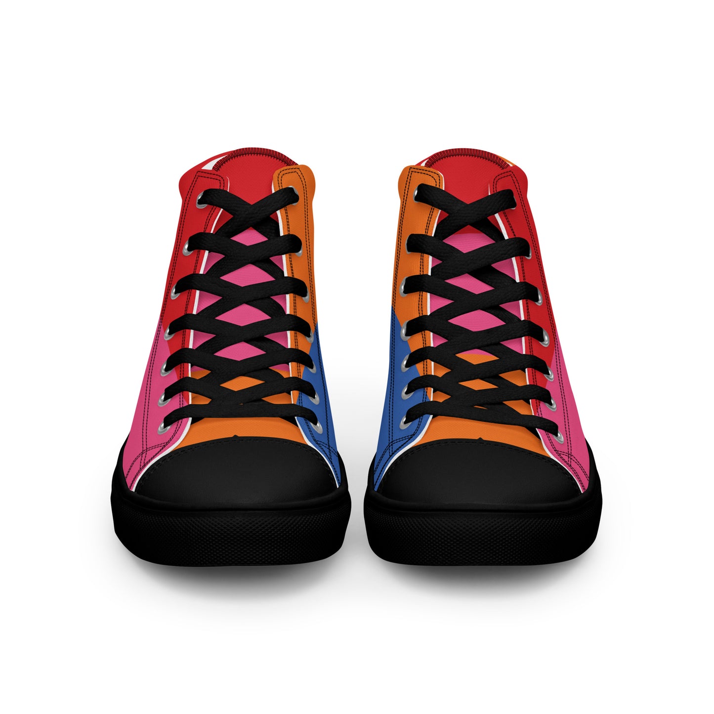 COLORFUL Women's High Top Canvas Shoes (80's Flow)