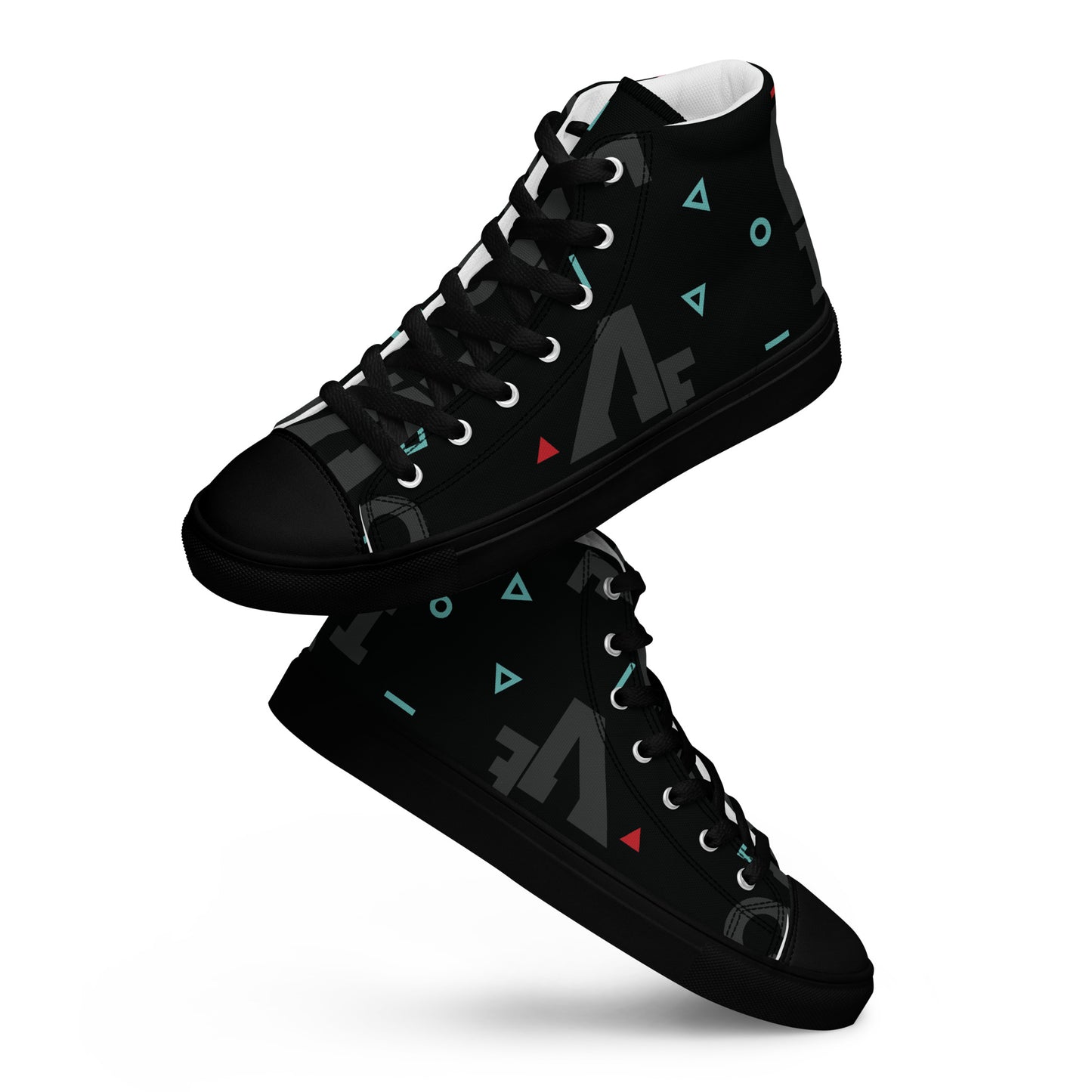 AFRICA IS THE FUTURE Women's High Top Canvas Shoes