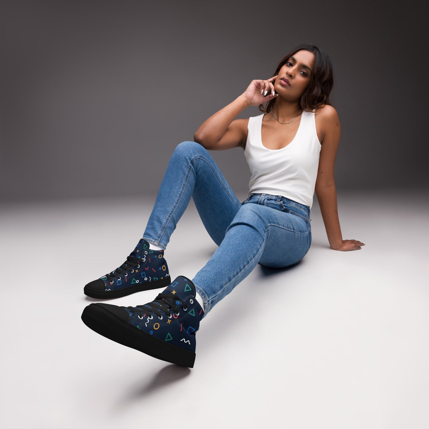 COSMIC Women’s High Top Canvas Shoes