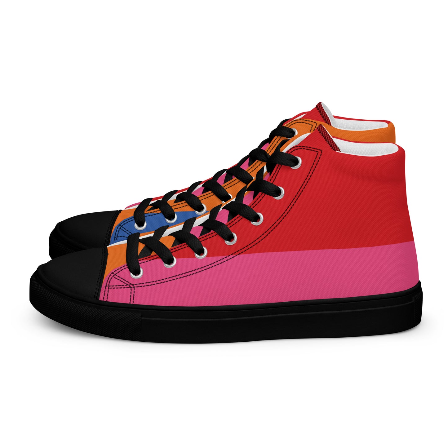 COLORFUL Women's High Top Canvas Shoes (80's Flow)