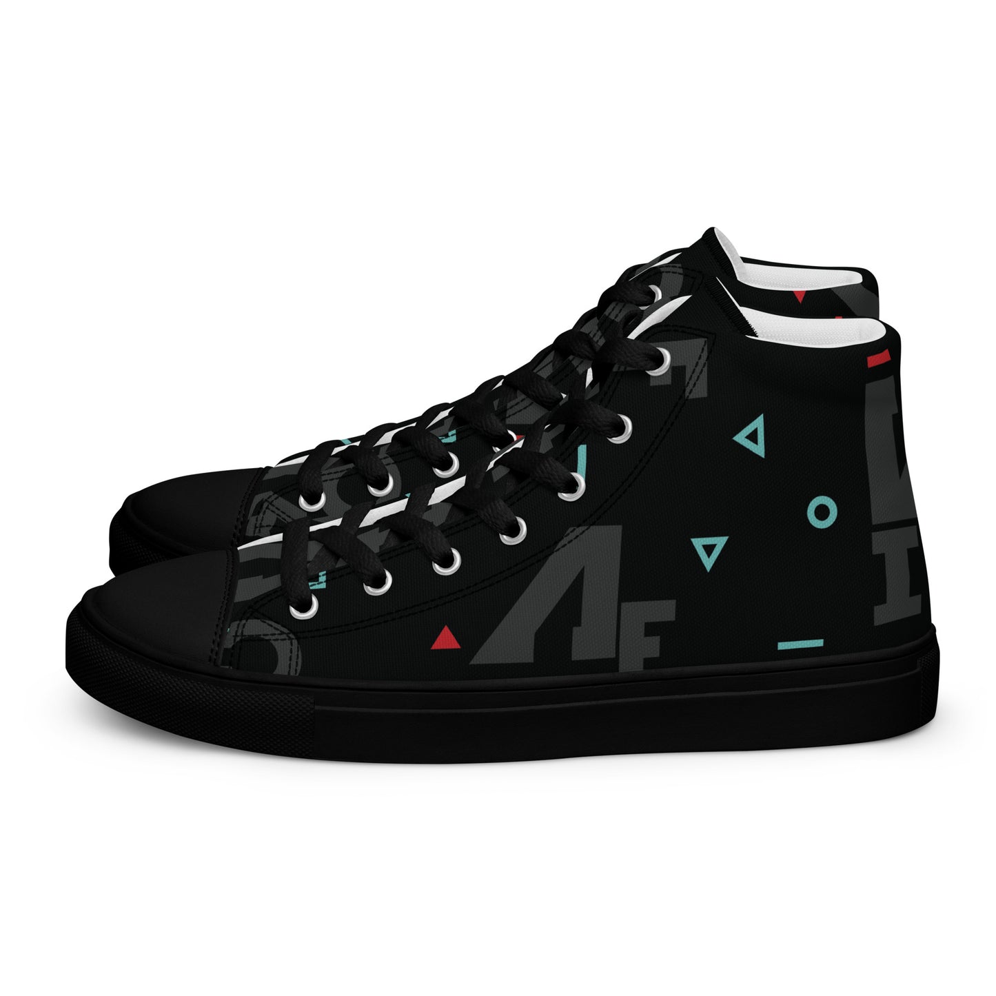 AFRICA IS THE FUTURE Women's High Top Canvas Shoes