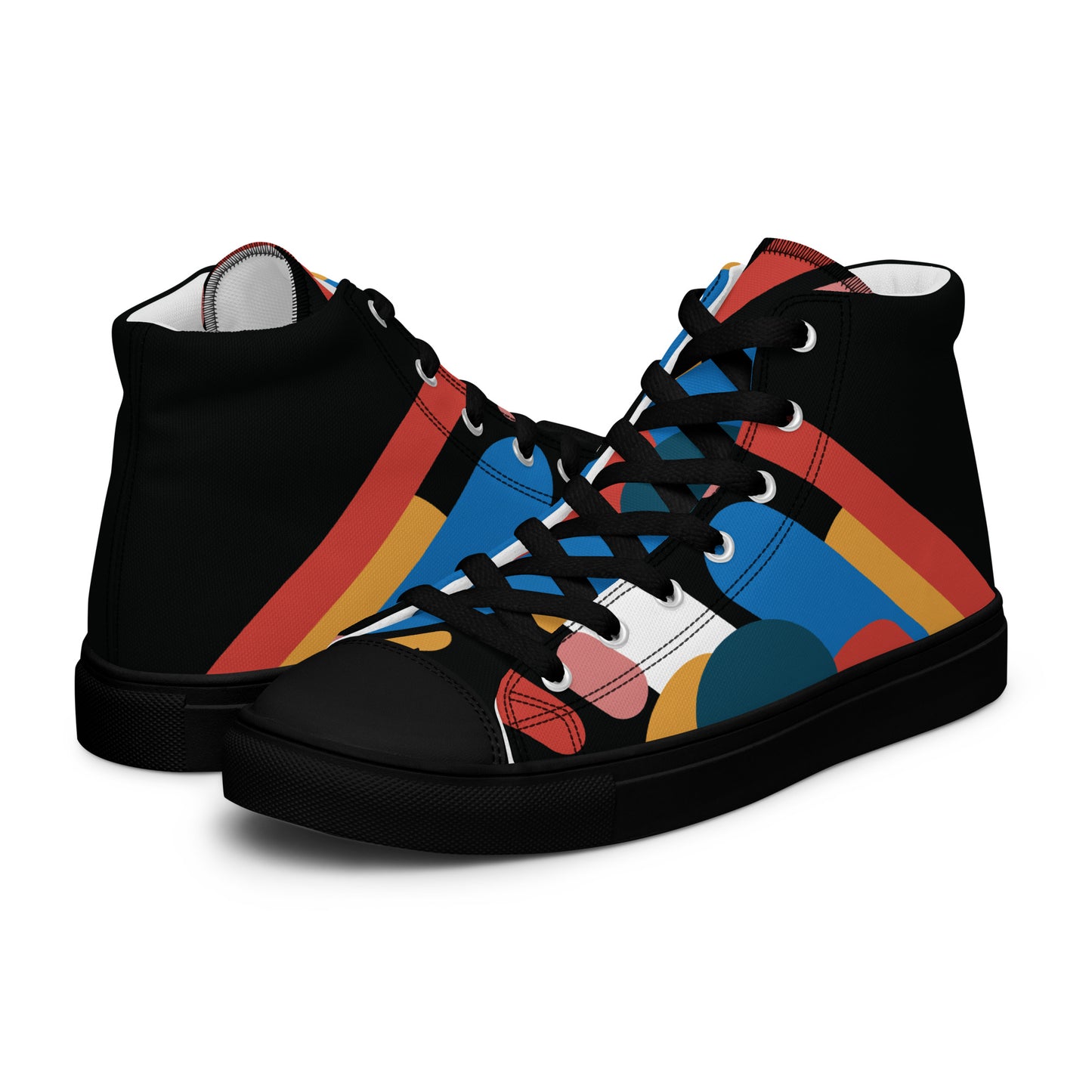 LIGHT STREAK Women's High Top Canvas Shoes