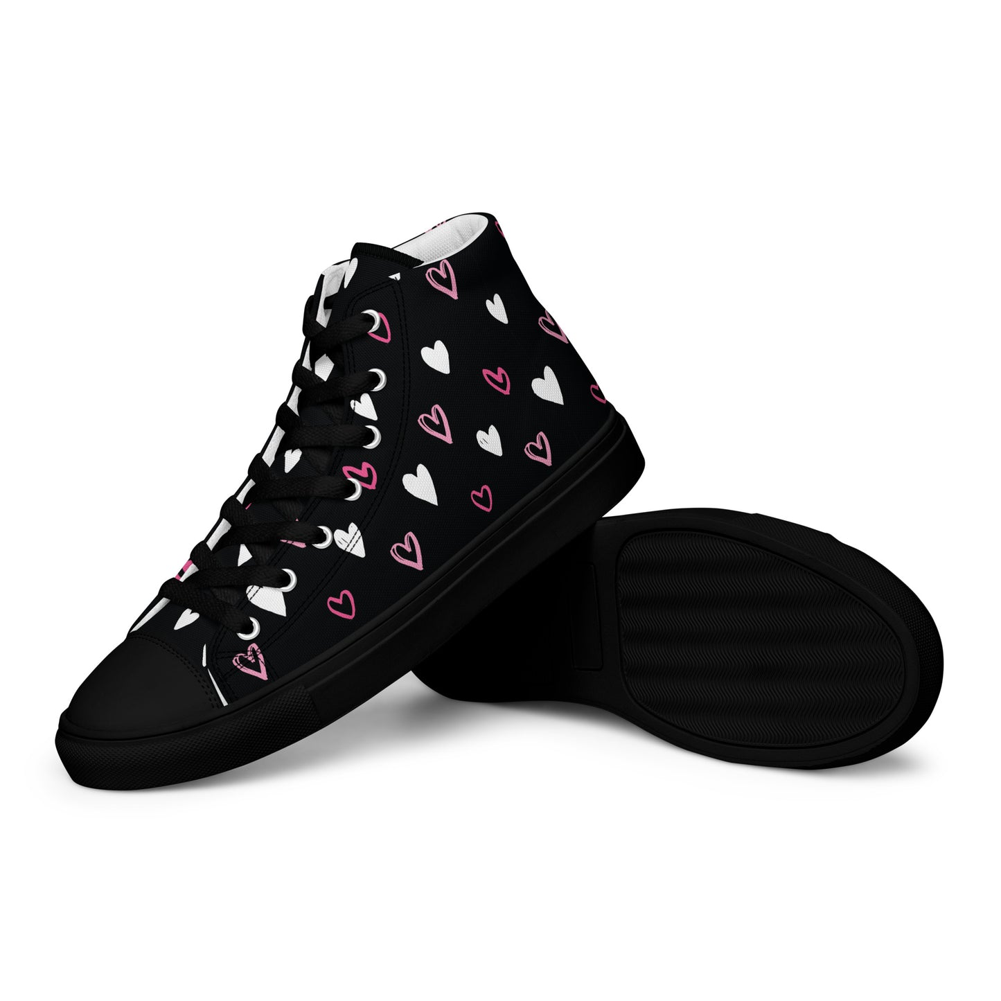 BE MY VALENTINE Women’s High Top Canvas Shoes