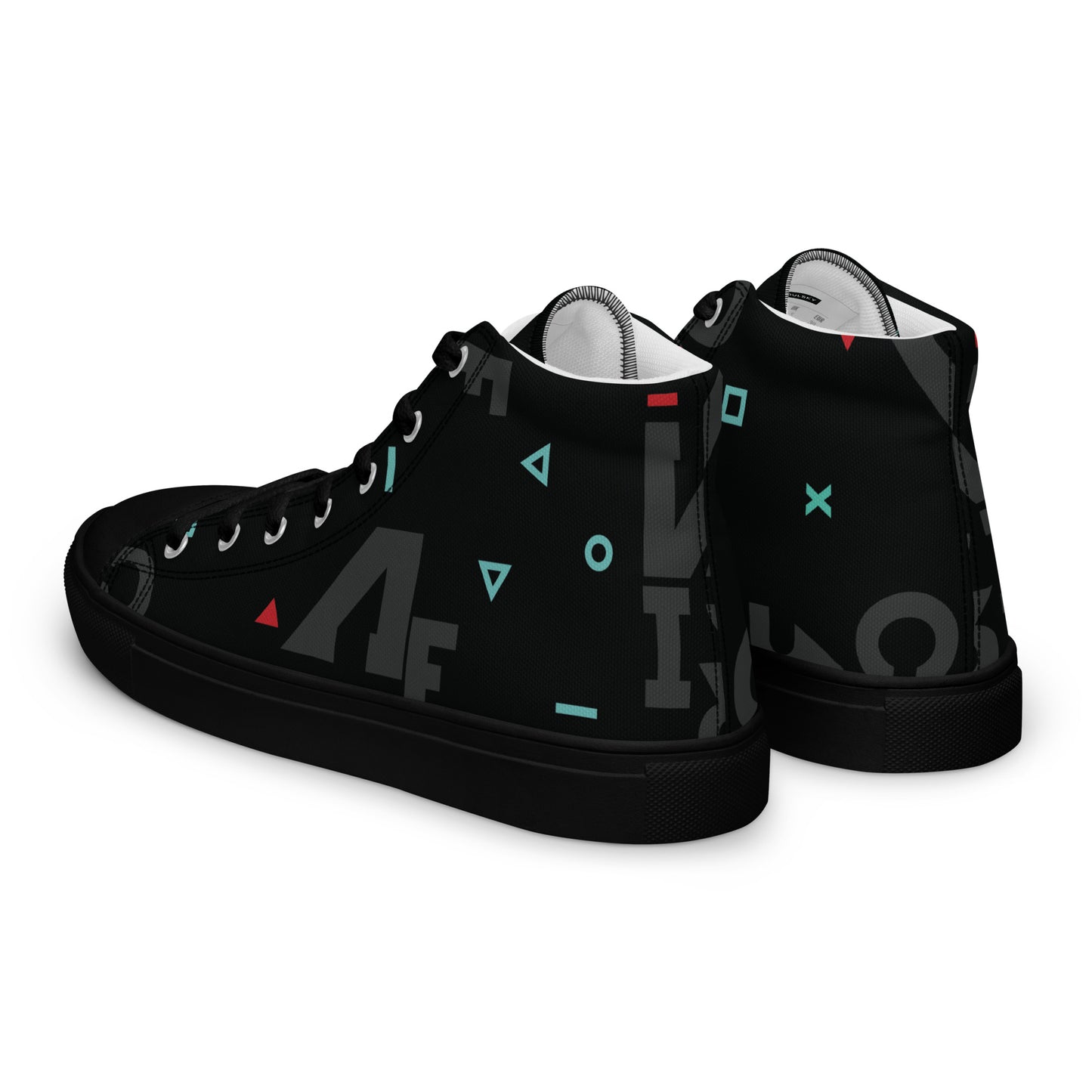 AFRICA IS THE FUTURE Women's High Top Canvas Shoes